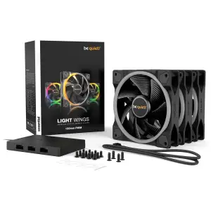 Вентилятор be quiet! Light Wings 120mm PWM 3-Pack Black (BL076) UA