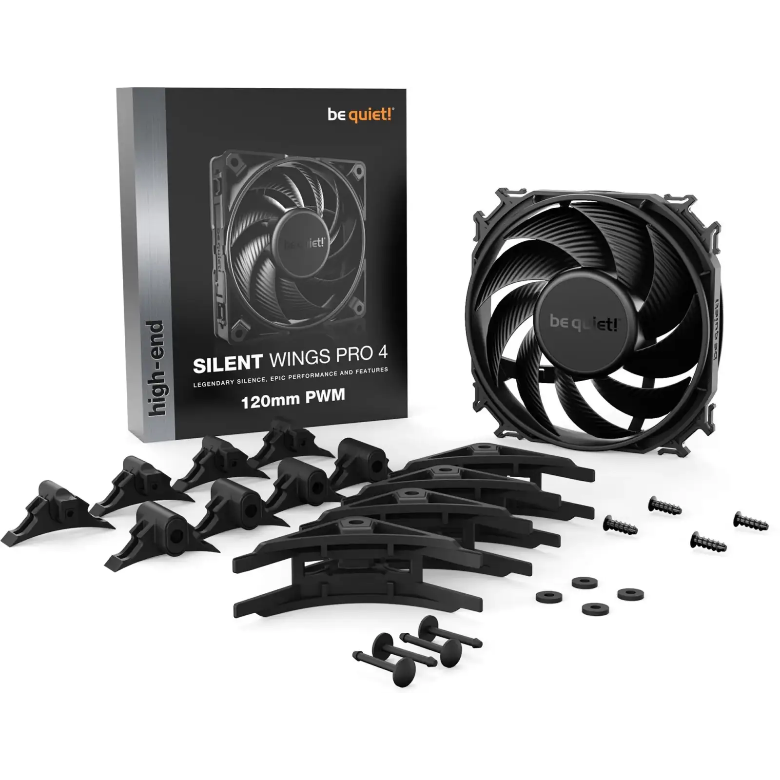 Вентилятор be quiet! Silent Wings Pro 4 120mm PWM Black (BL098) UA