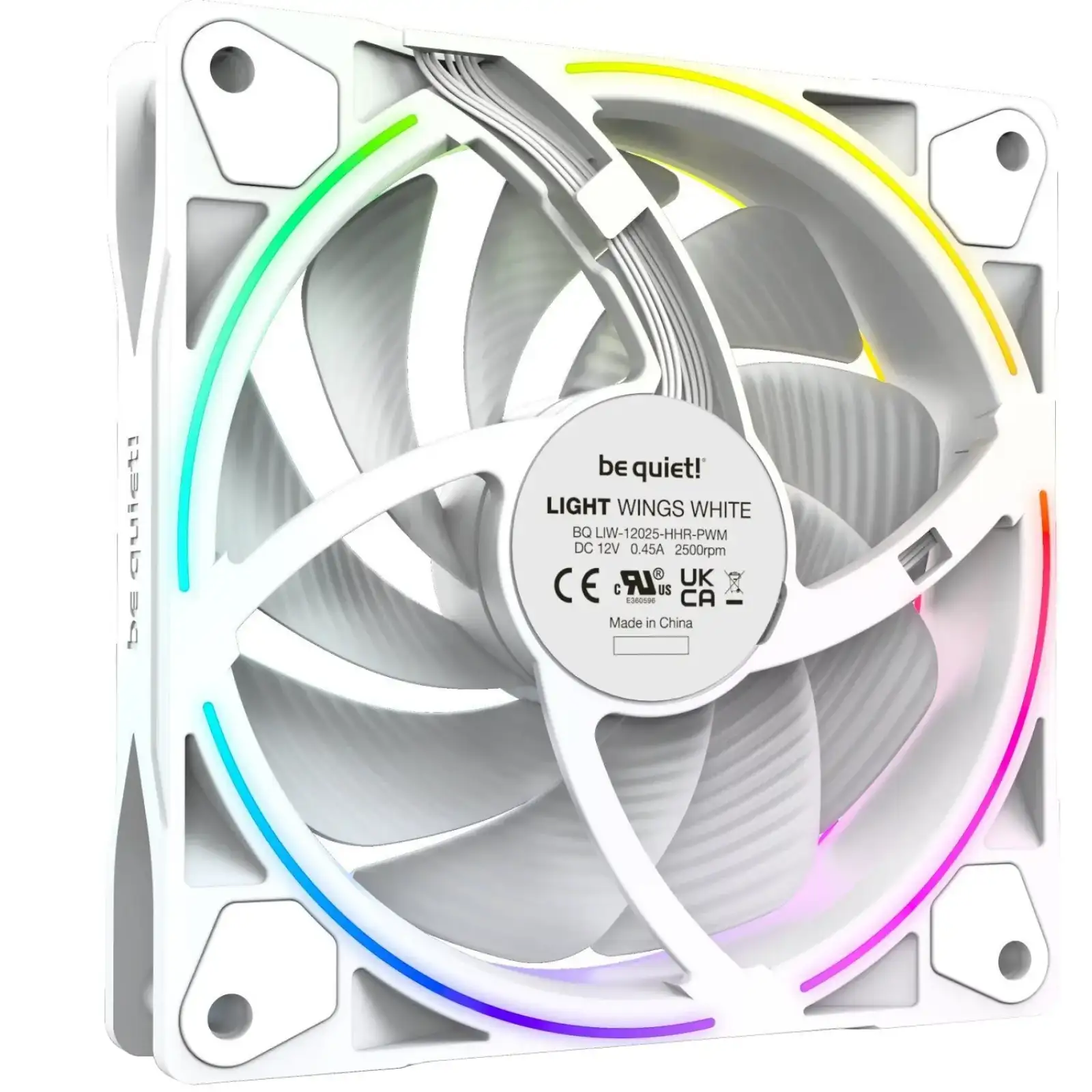 Вентилятор be quiet! Light Wings 120mm PWM High-Speed 3-Pack White (BL101) UA