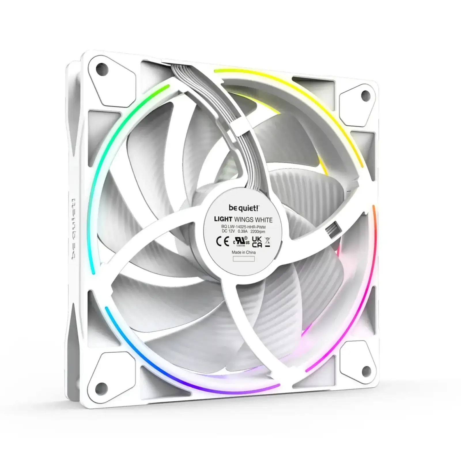 Вентилятор be quiet! Light Wings 140mm PWM High-Speed 3-Pack White (BL103) UA