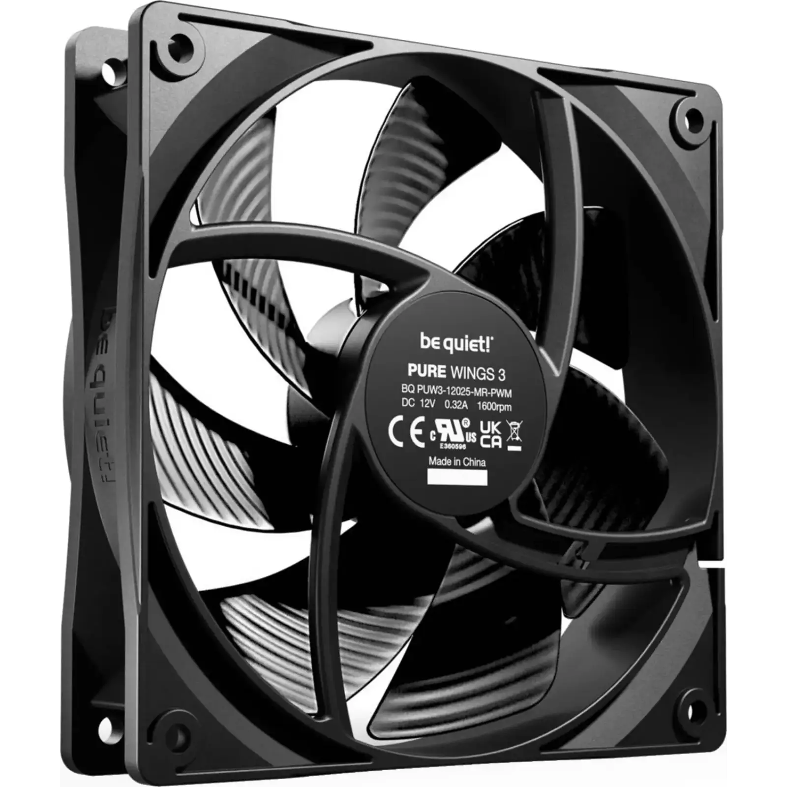 Вентилятор be quiet! Pure Wings 3 120mm PWM Black (BL105) UA