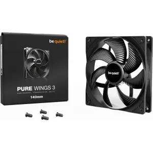 Вентилятор be quiet! Pure Wings 3 140mm Black (BL107) UA