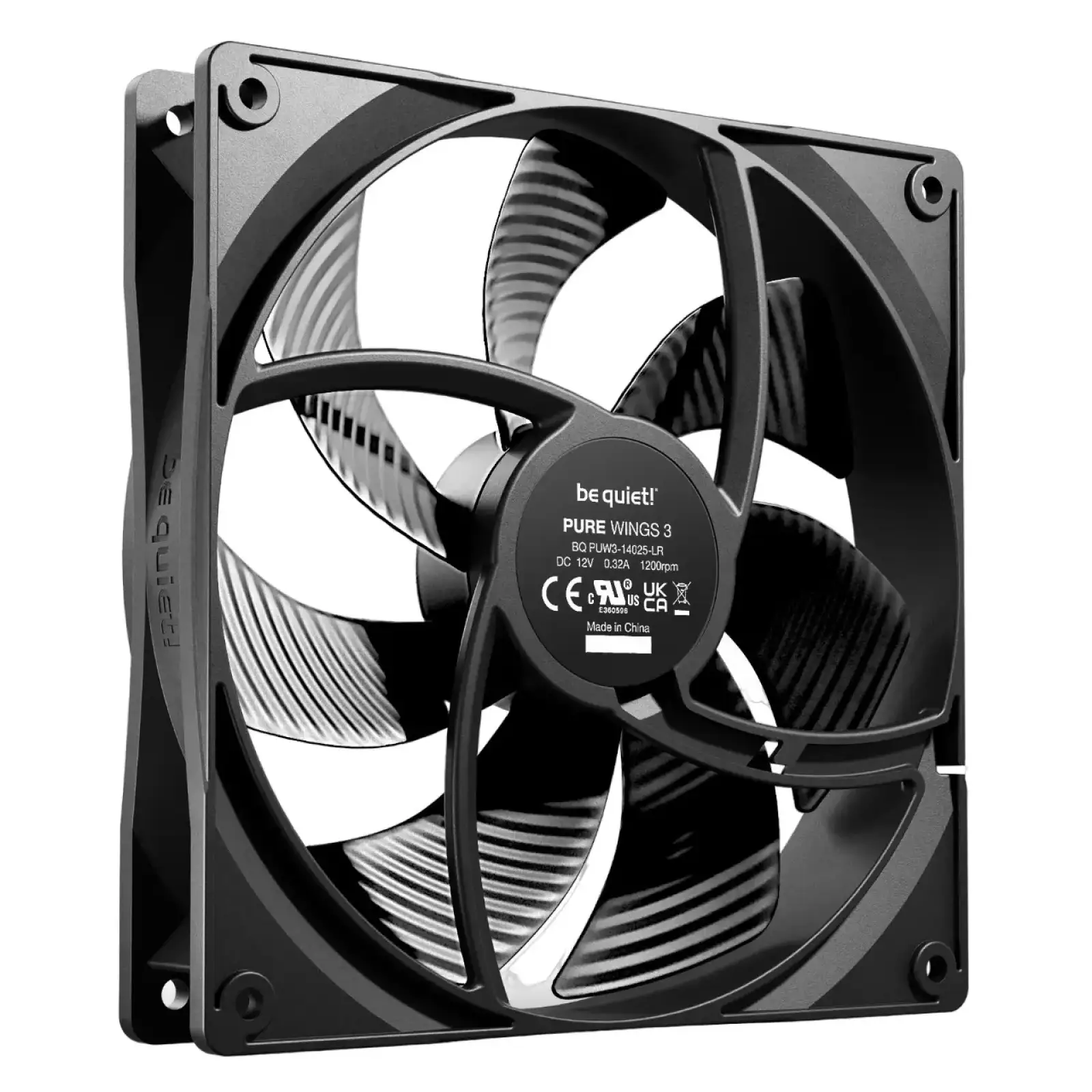 Вентилятор be quiet! Pure Wings 3 140mm PWM Black (BL108) UA