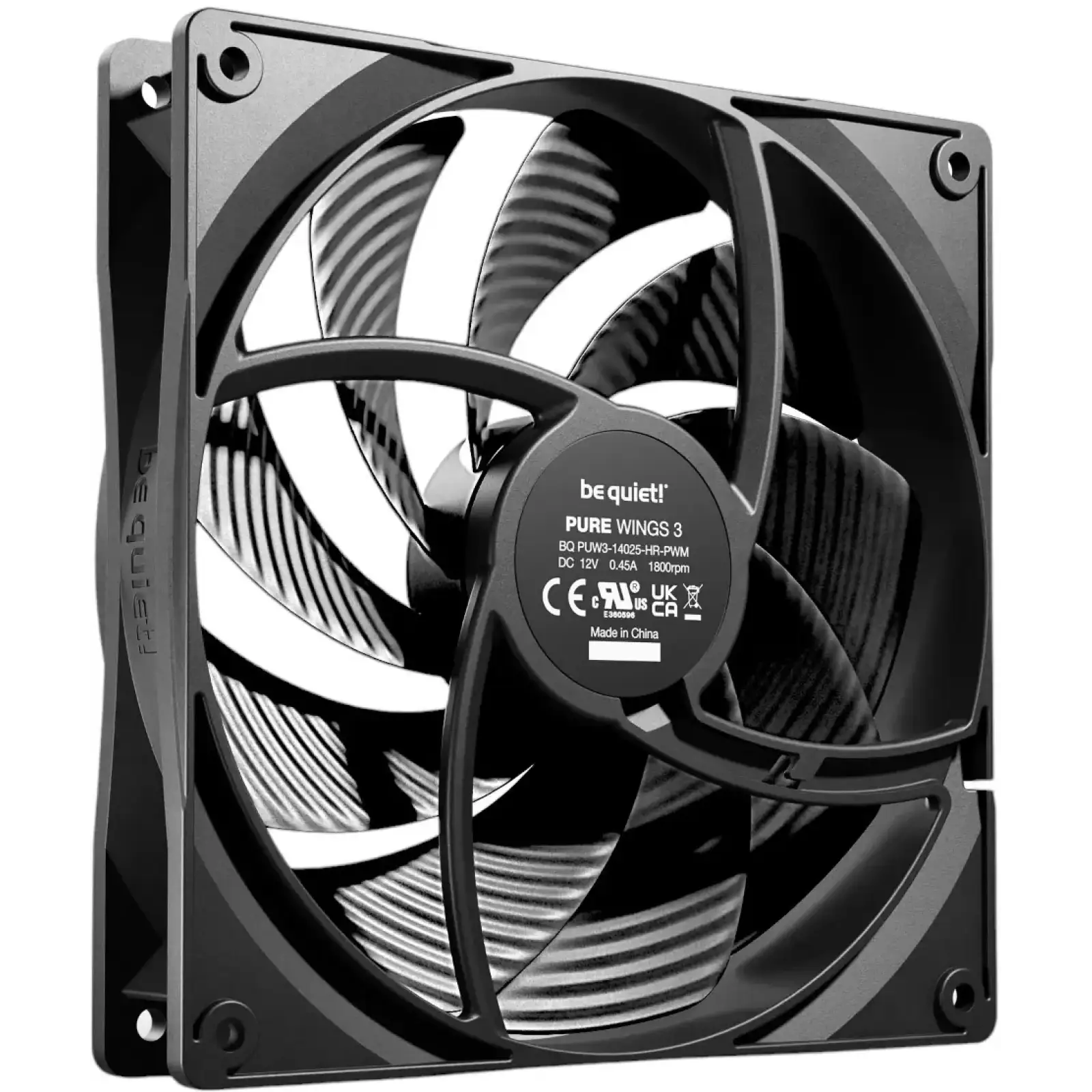 Вентилятор be quiet! Pure Wings 3 140mm PWM High-Speed Black (BL109) UA