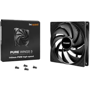 Вентилятор be quiet! Pure Wings 3 140mm PWM High-Speed Black (BL109) UA