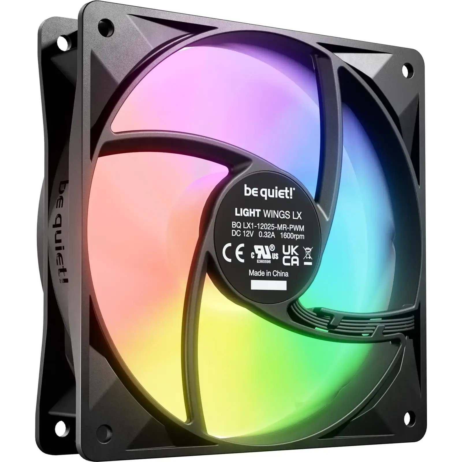 Вентилятор be quiet! Light Wings LX 120mm PWM Black (BL120) UA