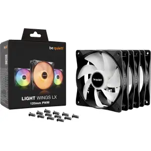 Вентилятор be quiet! Light Wings LX 120mm PWM 3-Pack Black (BL121) UA