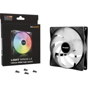 Вентилятор be quiet! Light Wings LX 140mm PWM High-Speed Black (BL129) UA