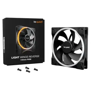 Вентилятор be quiet! Light Wings 140mm PWM Reverse Black (BL134) UA