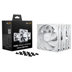 Вентилятор be quiet! Pure Wings 3 120mm PWM Reverse 3-Pack White (BL136) UA