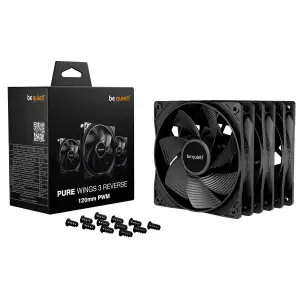 Вентилятор be quiet! Pure Wings 3 120mm PWM Reverse 3-Pack Black (BL137) UA