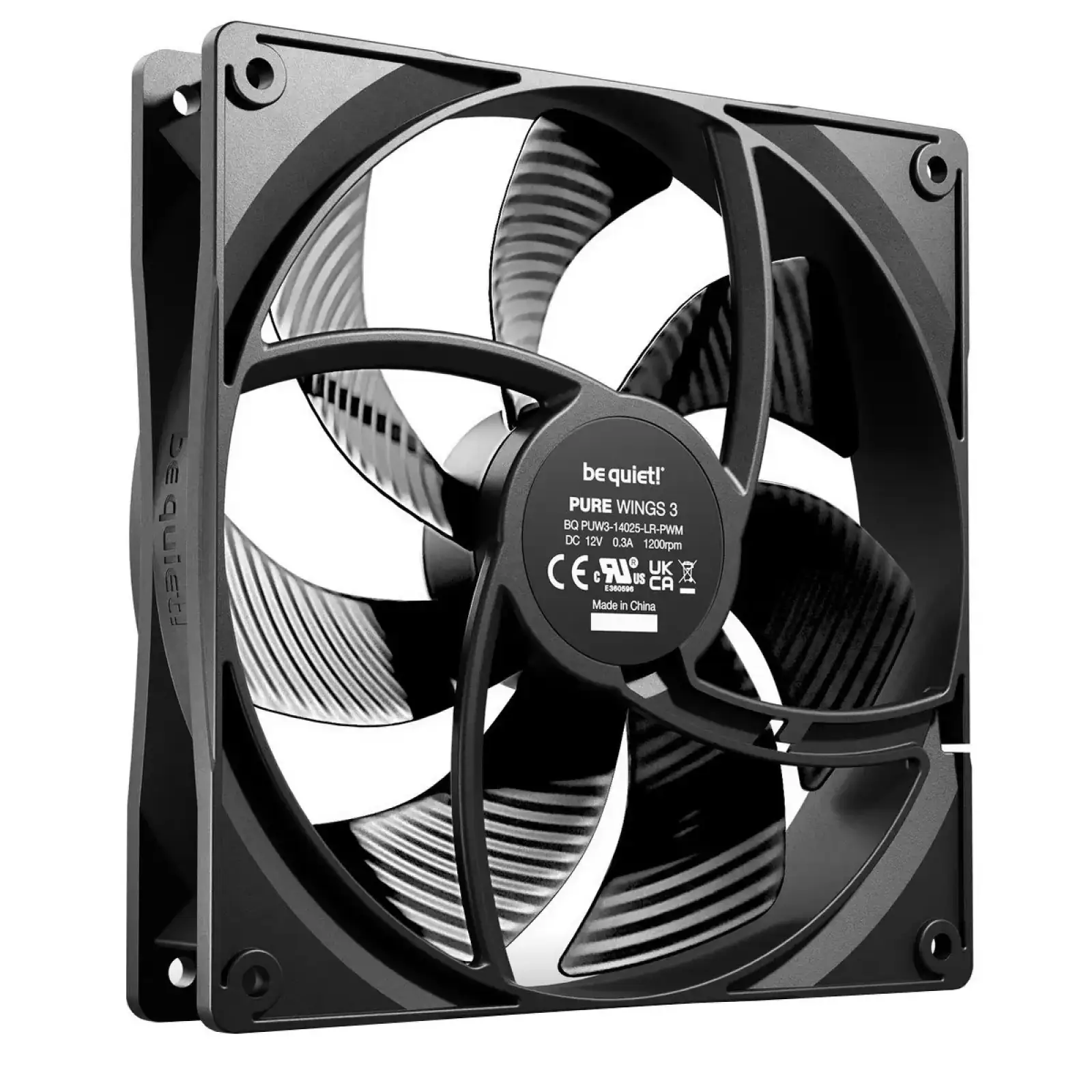 Вентилятор be quiet! Pure Wings 3 140mm PWM 3-Pack Black (BL139) UA