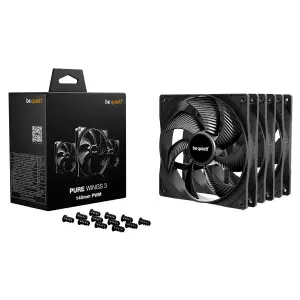 Вентилятор be quiet! Pure Wings 3 140mm PWM 3-Pack Black (BL139) UA