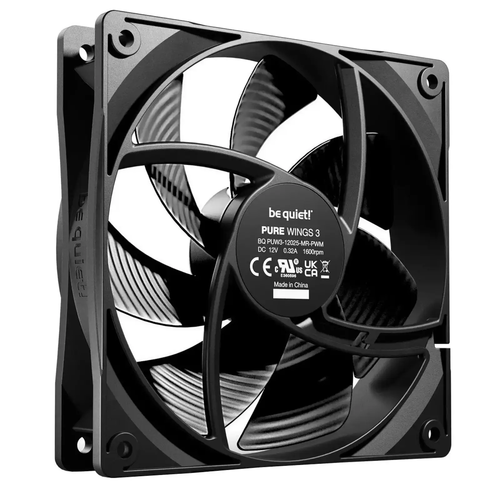 Вентилятор be quiet! Pure Wings 3 120mm PWM 3-Pack Black (BL141) UA