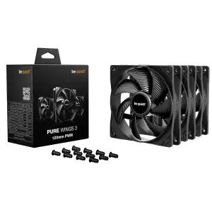 Вентилятор be quiet! Pure Wings 3 120mm PWM 3-Pack Black (BL141) UA