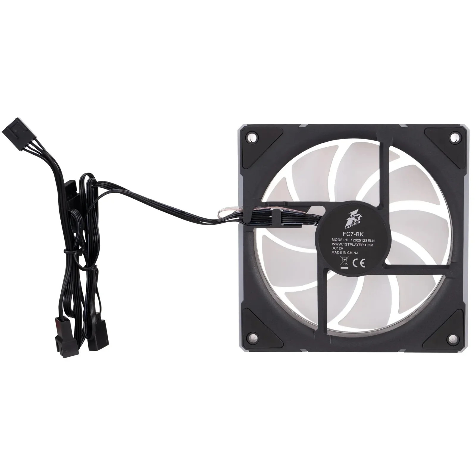 Вентилятор 1stPlayer FC7 Black (FC7-BK-1IN1) UA