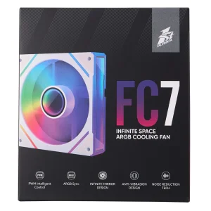 Вентилятор 1stPlayer FC7 White (FC7-WH-1IN1) UA