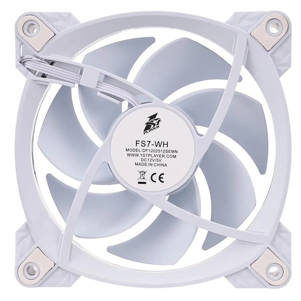 Вентилятор 1stPlayer FS7 White (FS7-WH-1IN1) UA