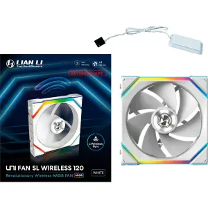 Вентилятор Lian Li Uni Fan SL Wireless Reverse 120-1 White (G99.12RSL1W1W.00) UA