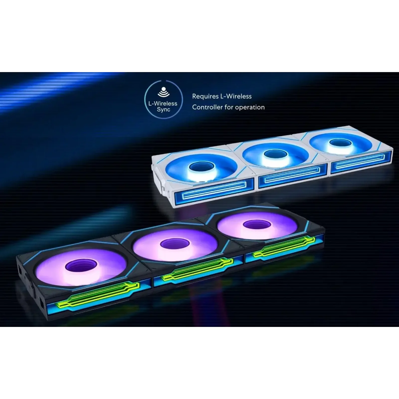 Вентилятор Lian Li Uni Fan SL-INF Wireless 120-3 Reverse Blade Black (G99.12RSLIN1W3B.00) UA