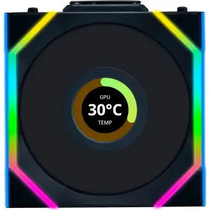 Вентилятор Lian Li Uni Fan SL Wireless LCD 120-3 Reverse Black (G99.12RSLLCD1W3B.00) UA