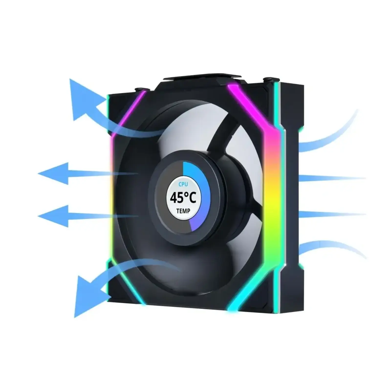 Вентилятор Lian Li Uni Fan SL Wireless LCD 120-3 Reverse Black (G99.12RSLLCD1W3B.00) UA