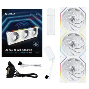 Вентилятор Lian Li Uni Fan TL Wireless Reverse 120-3 White (G99.12RTL1W3W.00) UA