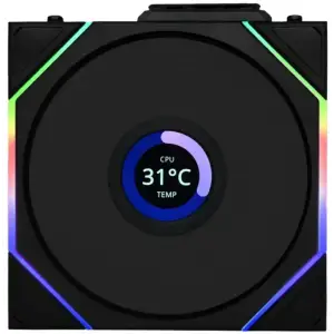 Вентилятор Lian Li Uni Fan TL Wireless LCD 120-1 Reverse Black (G99.12RTLLCD1W1B.00) UA