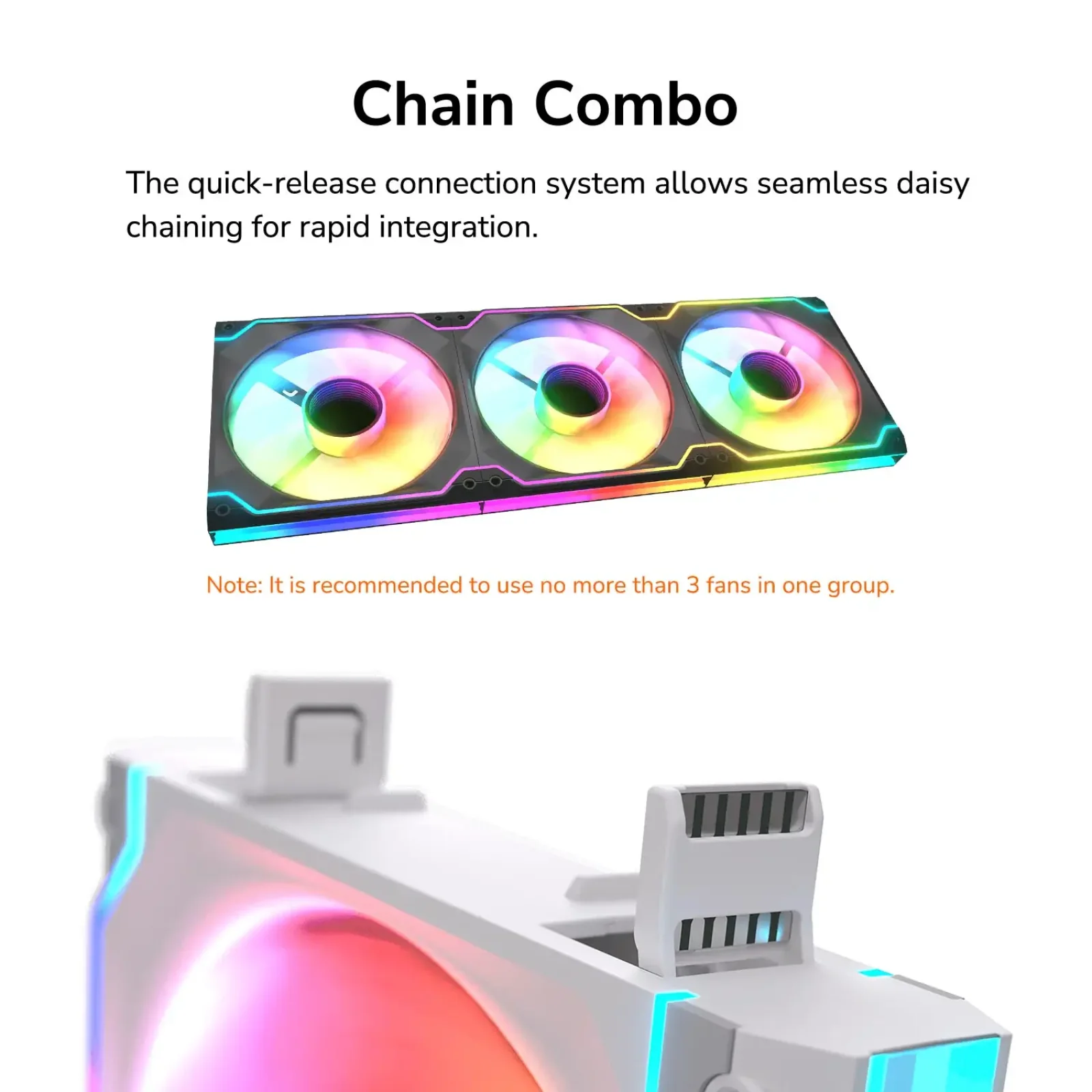 Вентилятор Cougar SC140 ARGB RB White UA