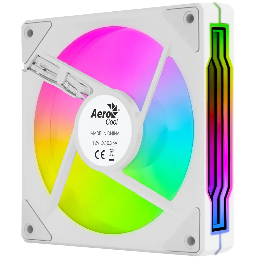 Вентилятор AeroCool Phantom M-3 Reverse 12 PWM ARGB White (ACF3-MR11227.21) UA