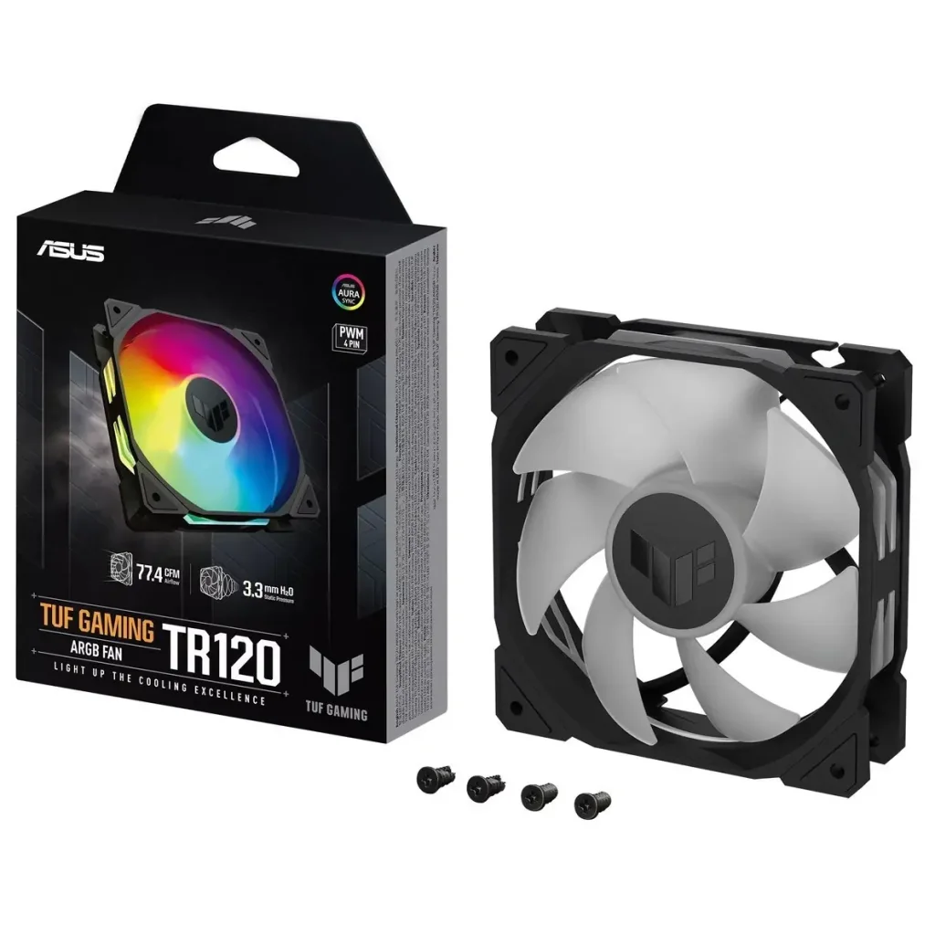 Вентилятор Asus TUF Gaming TR120 ARGB Black (90DA0090-B09000) UA