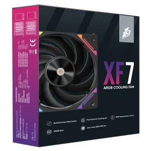 Вентилятор 1stPlayer XF7 Black (XF7-BK-1IN1) UA