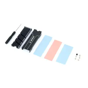 Радіатор охолодження для SSD Gembird M.2 2280 Black (EE2280-R-01) UA
