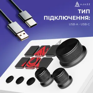 Контролер для стримінгу Ajazz AKP03E USB White UA