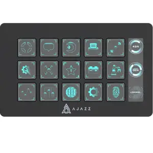 Контроллер для стриминга Ajazz AKP153E USB Black (AKP153E-B) UA