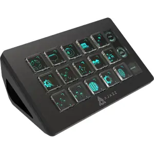 Контроллер для стриминга Ajazz AKP153E USB Black (AKP153E-B) UA