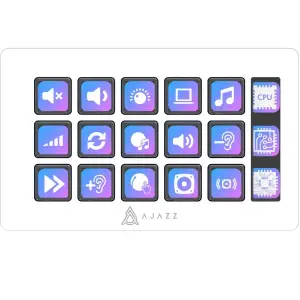 Контроллер для стриминга Ajazz AKP153E USB White (AKP153E-W) UA