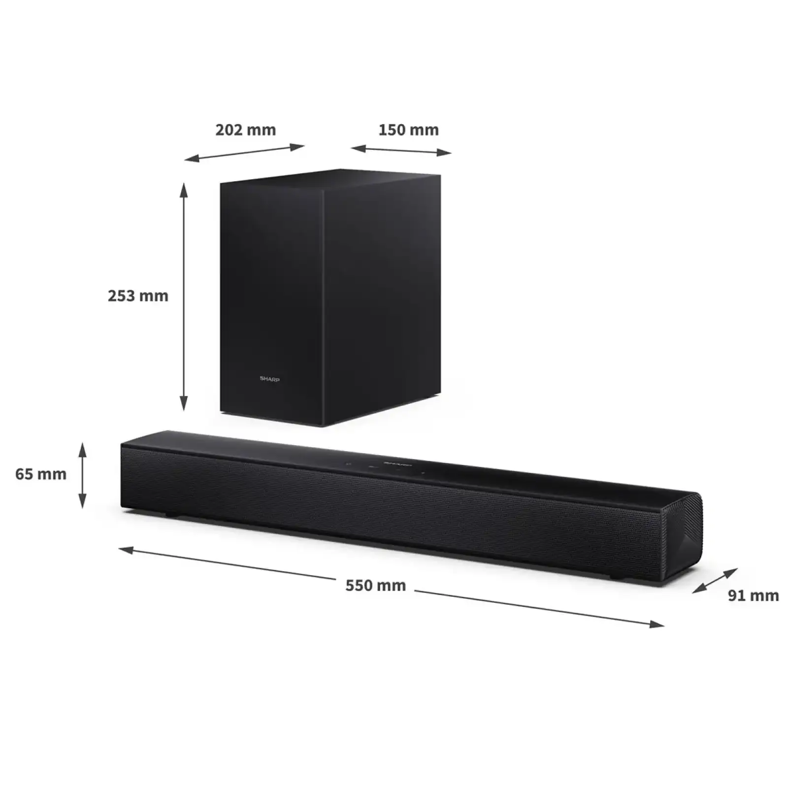 Саундбар Sharp HT-SBW121 UA