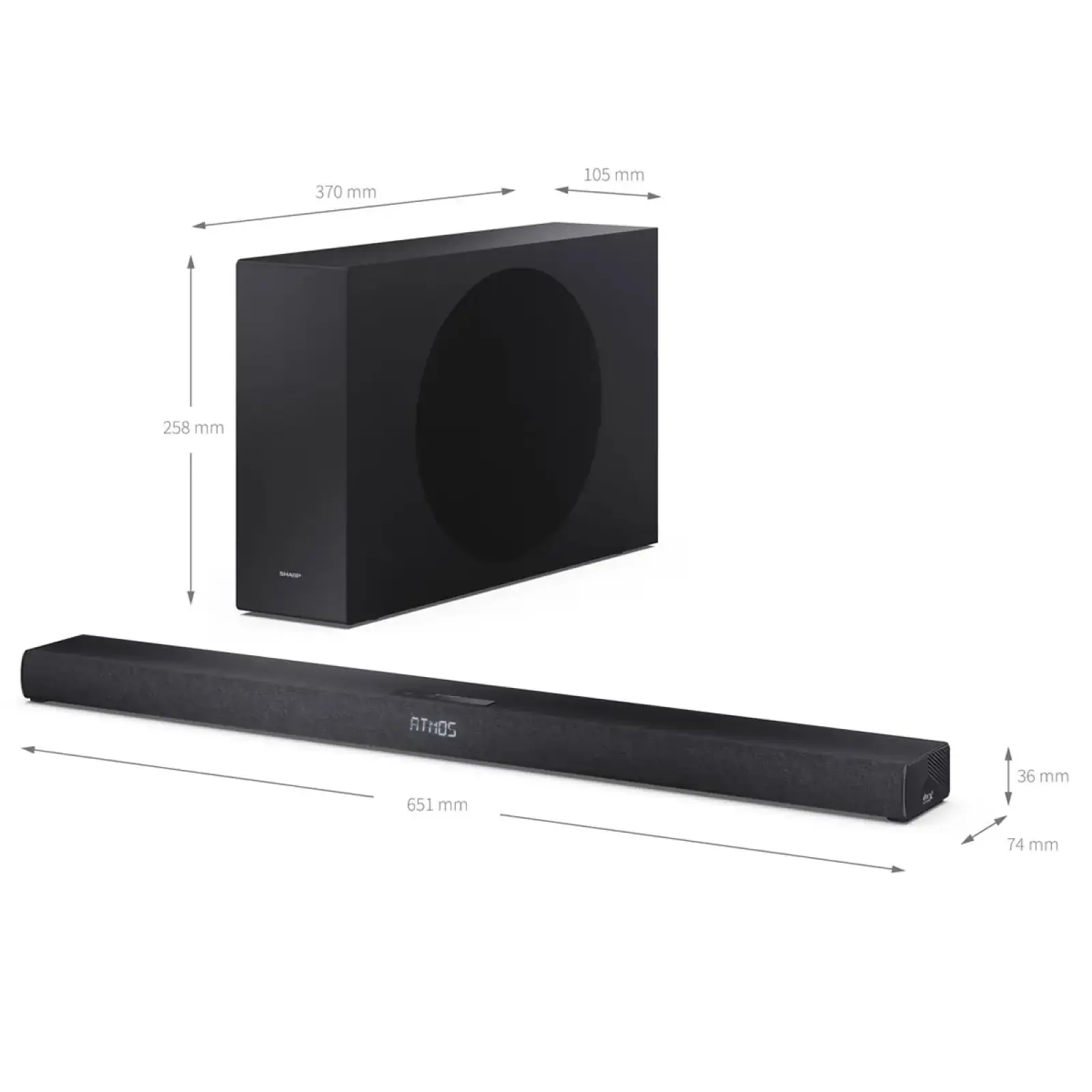 Саундбар Sharp HT-SBW320 UA