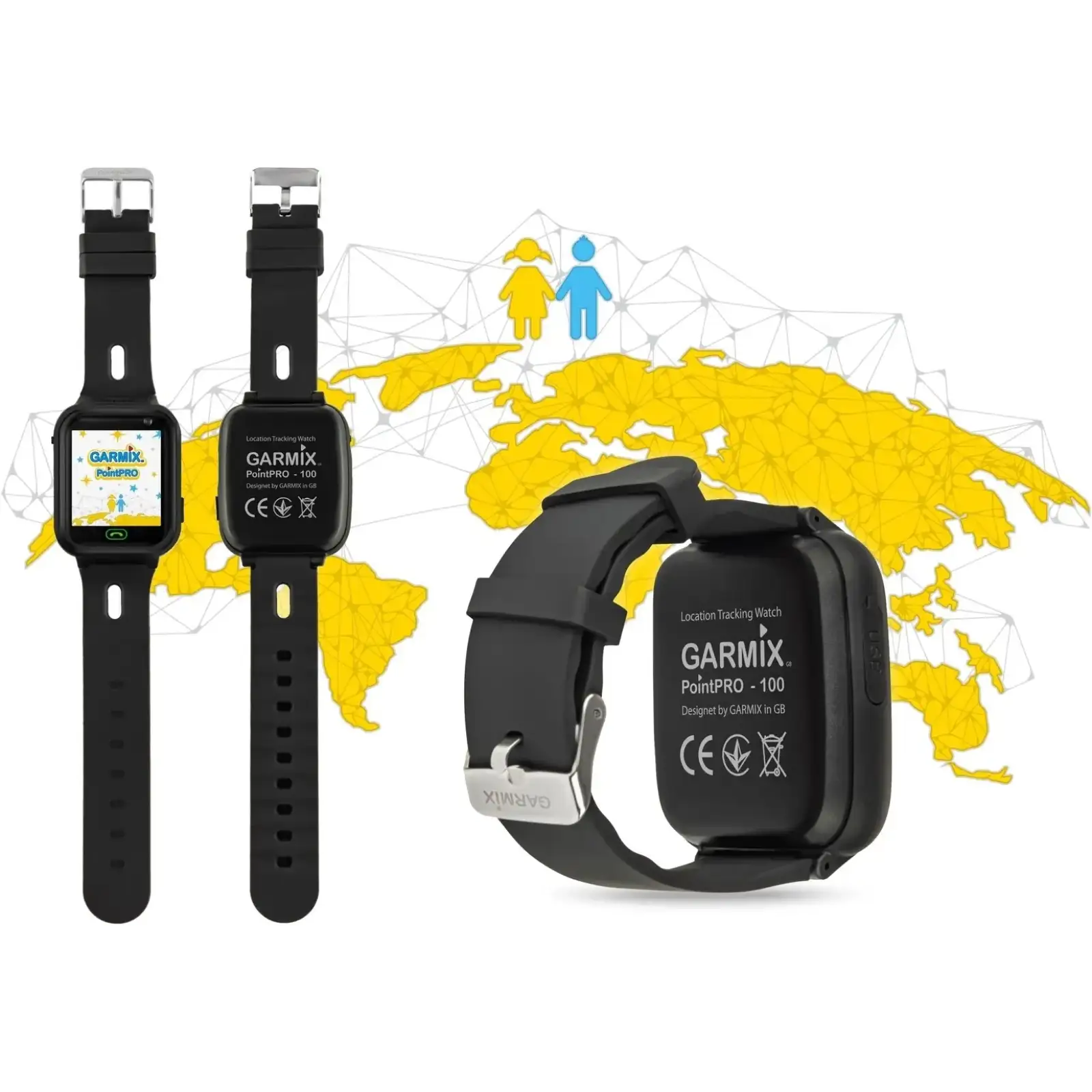 Детские смарт-часы Garmix PointPRO-100 WiFi Black UA