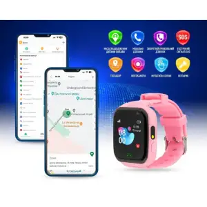 Детские смарт-часы Garmix PointPRO-100 WiFi Pink UA