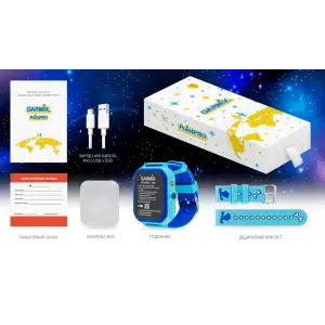 Детские смарт-часы Garmix PointPRO-200 4G/GPS/WiFi Blue UA