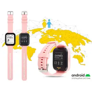 Детские смарт-часы Garmix PointPRO-300 4G/GPS/WiFi Pink UA