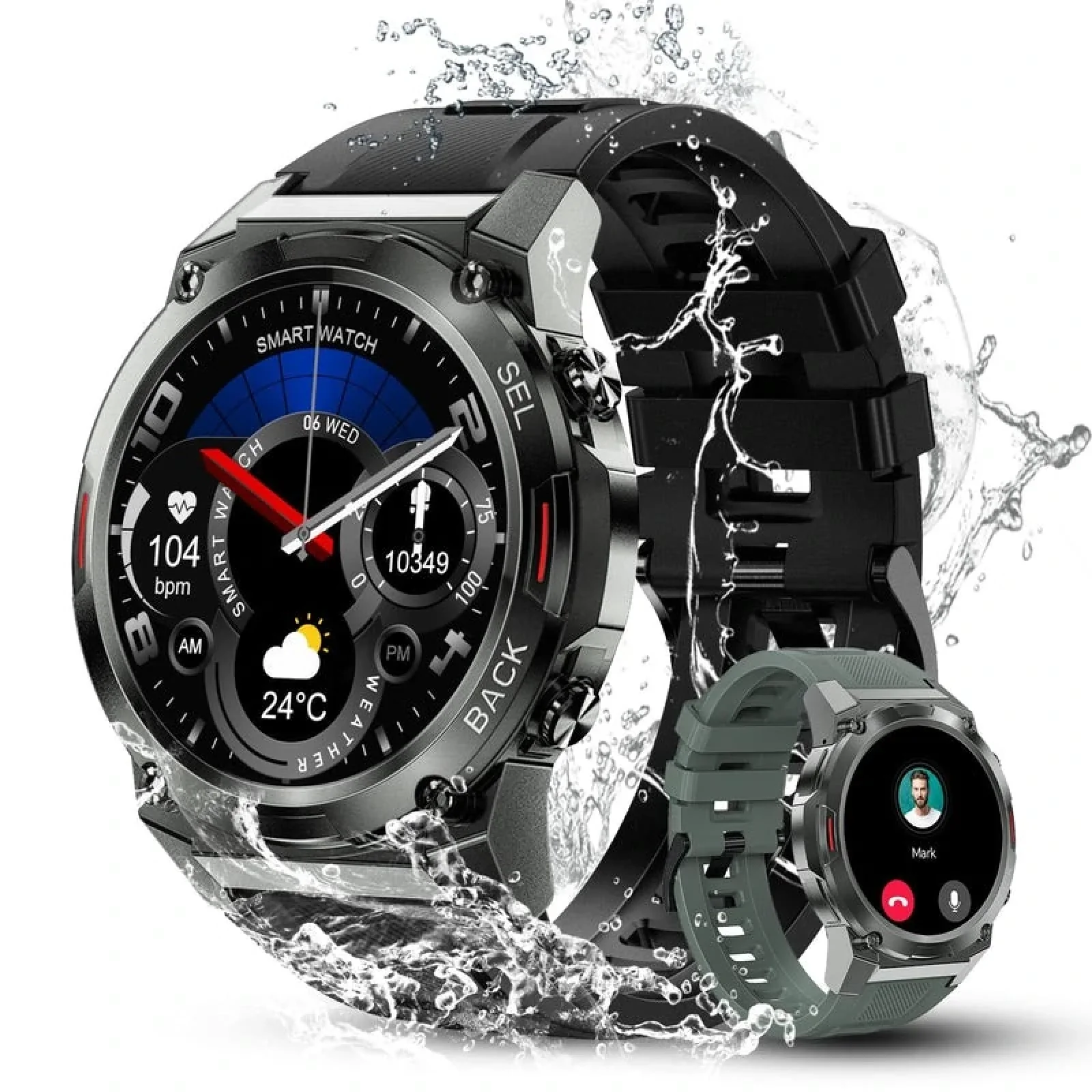 Смарт-годинник Oukitel BT50 Black UA