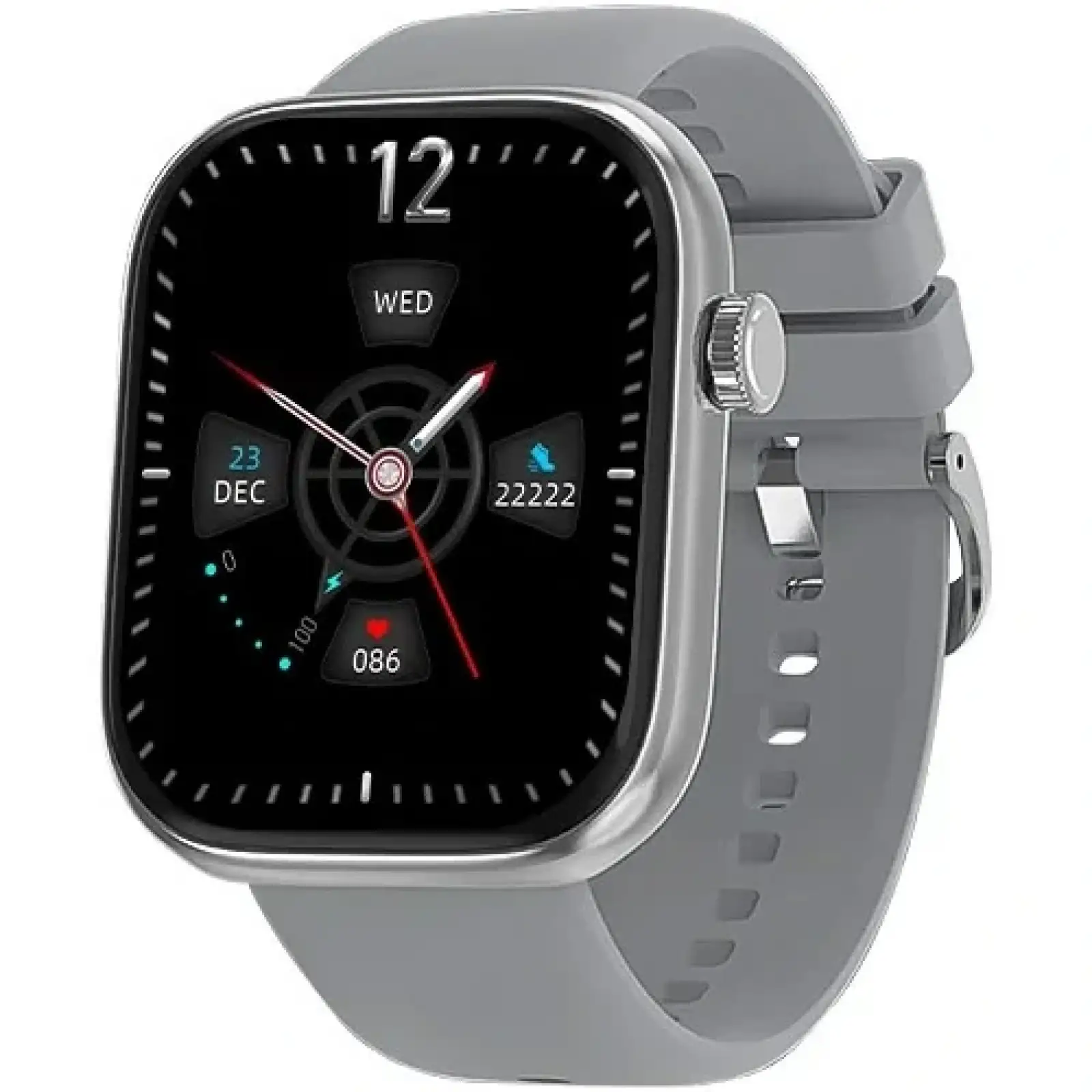 Смарт-часы iMiLab iMiki ST2 Silver Silicone Strap UA
