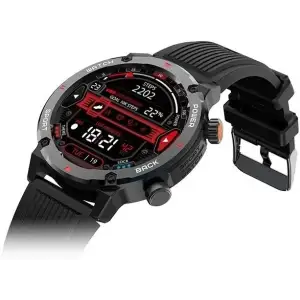 Смарт-часы iMiLab iMiki D2 Black Silicone Strap UA