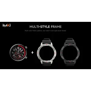 Смарт-часы iMiLab iMiki D2 Black Silicone Strap UA
