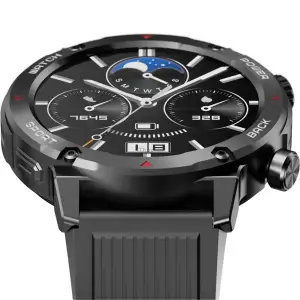 Смарт-часы iMiLab iMiki D2 Black Silicone Strap UA