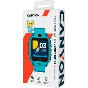 Детские смарт-часы Canyon Jondy KW-44 4G Camera GPS Music Green (CNE-KW44GB) UA