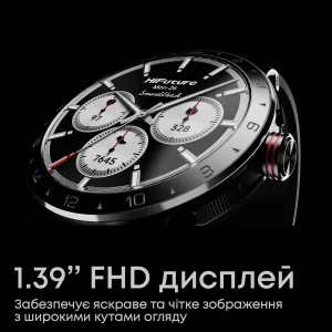 Смарт-годинник HiFuture Flex2 Black UA